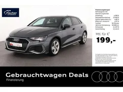 Grau Gebraucht 2024 Audi A3 Sportback S-Line Limousine | 24.880 € (Superpreis)