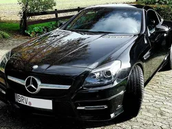 Schwarz Gebraucht 2013 Mercedes SLK350 AMG line Cabrio | 29.900 € (Teuer)