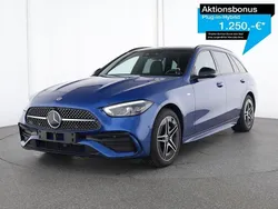 Blau Gebraucht 2025 Mercedes C300e AMG Limousine | 53.890 € (Fairer Preis)