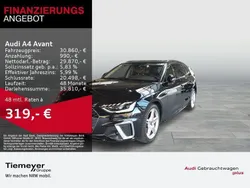 Schwarz Gebraucht 2022 Audi A4 S-Line Kombi | 30.860 € (Superpreis)