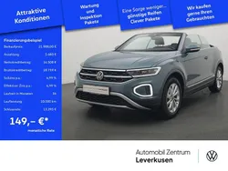 Blau / petroleum blue (metallic) Gebraucht 2022 VW T-Roc Cabriolet Style Cabrio | 21.988 € (Fairer Preis)