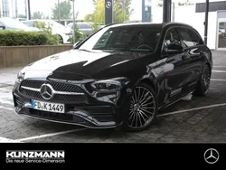 Obsidianschwarz metallic Gebraucht 2025 Mercedes C200 AMG Kombi | 48.680 € (Teuer)