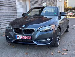 Grau Gebraucht 2016 BMW 220 Sport Line Cabrio | 13.990 € (Fairer Preis)