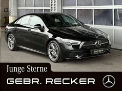 Lack kosmosschwarz Gebraucht 2024 Mercedes CLA200 AMG line Coupé | 33.700 € (Guter Preis)