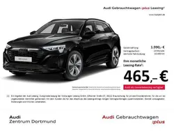 Mythosschwarz metallic Gebraucht 2024 Audi Q8 e-tron S-Line SUV | 57.777 € (Etwas zu teuer)