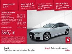 Gletscherweiß metallic Gebraucht 2024 Audi S6 Ambiente Kombi | 63.590 € (Superpreis)