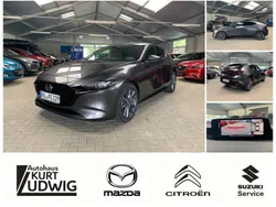 Machine gray Gebraucht 2023 Mazda 3 Exclusive-Line Limousine | 26.990 € (Etwas zu teuer)