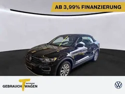Schwarz Gebraucht 2021 VW T-Roc Cabriolet Style Cabrio | 26.880 € (Fairer Preis)