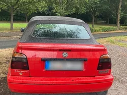Rot Gebraucht 1996 VW Golf Cabriolet Cabrio | 3.500 € (Etwas zu teuer)