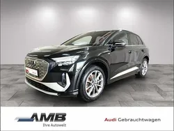 Schwarz Gebraucht 2024 Audi Q4 e-tron S-Line SUV | 44.840 € (Fairer Preis)