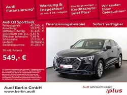 Schwarz Gebraucht 2024 Audi Q3 Sportback Advanced SUV | 42.500 € (Etwas zu teuer)
