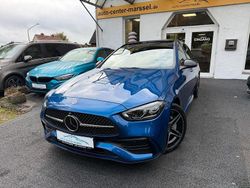 Blau Gebraucht 2022 Mercedes C300e AMG line Limousine | 36.990 € (Etwas zu teuer)