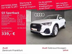 Weiß Gebraucht 2022 Audi Q3 Sportback Performance SUV | 29.350 € (Guter Preis)