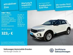 Pure white schwarz Gebraucht 2024 VW T-Roc Life SUV | 25.980 € (Guter Preis)