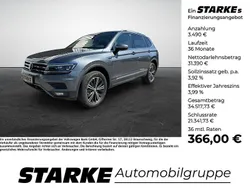 Grau (platinum grey metallic) Gebraucht 2021 VW Tiguan Allspace Highline SUV | 34.880 € (Fairer Preis)