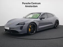 Grau Gebraucht 2022 Porsche Taycan Turbo S Sport Turismo Limousine | 109.950 € (Fairer Preis)