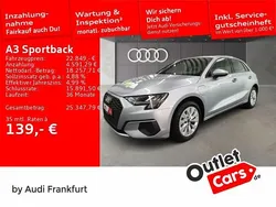 Florettsilber metallic Gebraucht 2022 Audi A3 Sportback e-tron Limousine | 22.849 € (Guter Preis)