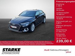Brillantschwarz Gebraucht 2022 Audi A3 Advanced Plus Limousine | 22.450 € (Guter Preis)