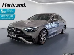 Metalliclack selenitgrau Gebraucht 2024 Mercedes C220 AMG Limousine | 41.790 € (Fairer Preis)