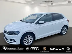 Pure white Gebraucht 2021 VW Polo Highline Kleinwagen | 16.270 € (Fairer Preis)