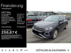 Schwarz Gebraucht 2022 VW T-Roc Style SUV | 24.430 € (Fairer Preis)
