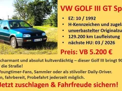 Grün Gebraucht 1992 VW Golf III GT Limousine | 5.200 €