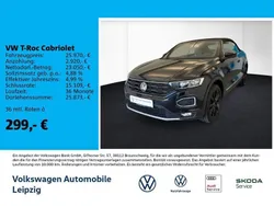 Schwarz Gebraucht 2021 VW T-Roc Cabriolet Style Cabrio | 25.970 € (Guter Preis)