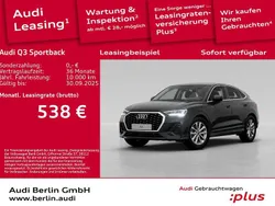Mythosschwarz metallic Gebraucht 2025 Audi Q3 Sportback Ambiente SUV | 40.990 € (Fairer Preis)