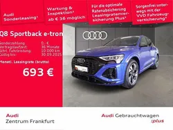 Ultrablau metallic/ultrablau metallic Gebraucht 2024 Audi Q8 Sportback e-tron S-Line SUV | 66.950 € (Etwas zu teuer)
