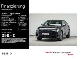 Mythosschwarz metallic Gebraucht 2022 Audi Q3 S-Line SUV | 38.888 € (Etwas zu teuer)