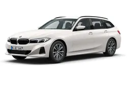Mineralweiß met. Gebraucht 2024 BMW 318 Sport Line Kombi | 34.439 € (Fairer Preis)