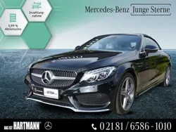 Schwarz Gebraucht 2017 Mercedes C180 AMG Cabrio | 27.500 € (Fairer Preis)