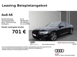 Schwarz Gebraucht 2023 Audi A6 S-Line Limousine | 52.444 € (Etwas zu teuer)