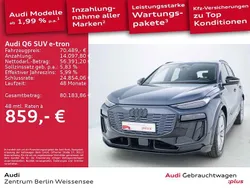 Plasmablau metallic Gebraucht 2025 Audi Q6 e-tron Ambiente SUV | 70.489 € (Superpreis)