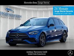 Lack spektralblau Gebraucht 2023 Mercedes C300e Advanced Kombi | 43.250 € (Fairer Preis)