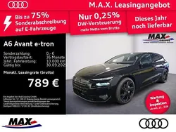 Mythosschwarz metallic Gebraucht 2025 Audi A6 e-tron Performance Kombi | 77.480 € (Guter Preis)