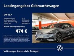 Stonewashed blue metallic/schw Gebraucht 2024 VW ID.7 Pro Limousine | 46.930 €