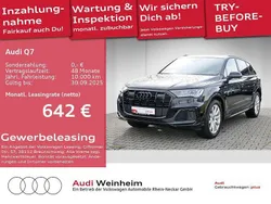 Mythosschwarz metallic Gebraucht 2023 Audi Q7 S-Line SUV | 68.799 € (Etwas zu teuer)
