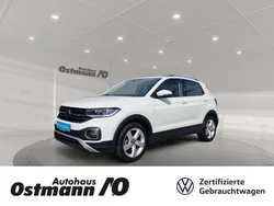 Pure white Gebraucht 2021 VW T-Cross Style SUV | 20.981 € (Etwas zu teuer)