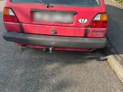 Rot Gebraucht 1990 VW Golf II Kleinwagen | 2.000 €