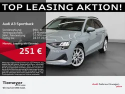 Grau Gebraucht 2024 Audi A3 Sportback Advanced Limousine | 34.420 € (Guter Preis)