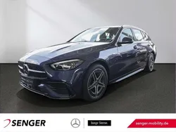 Blau Gebraucht 2025 Mercedes C300e AMG Limousine | 47.840 € (Superpreis)