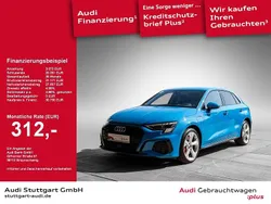 Blau Gebraucht 2023 Audi A3 Sportback e-tron S-Line Limousine | 30.730 € (Fairer Preis)