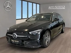 Schwarz Gebraucht 2022 Mercedes C180 AMG Kombi | 33.787 € (Etwas zu teuer)