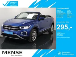 Blau Gebraucht 2023 VW T-Roc Cabriolet Style Cabrio | 30.285 € (Fairer Preis)