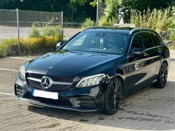 Schwarz Gebraucht 2019 Mercedes C300 AMG line Kombi | 18.500 € (Fairer Preis)