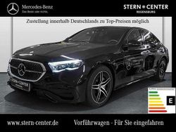 Metalliclack obsidianschwarz Gebraucht 2025 Mercedes E200 AMG Limousine | 55.388 € (Superpreis)