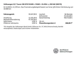 Schwarz Gebraucht 2024 VW ID.7 GTX Limousine | 59.447 € (Teuer)