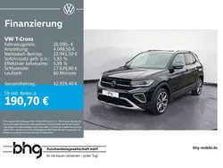 Schwarz Gebraucht 2025 VW T-Cross Style SUV | 26.990 € (Fairer Preis)