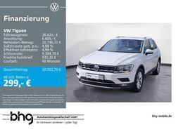 Pure white Gebraucht 2020 VW Tiguan Comfortline SUV | 26.420 € (Guter Preis)